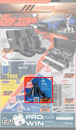 MIDAS : Get Egg-Stra Road Ready (23 March - 12 April 2026), page 1