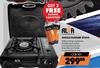 Alva Single Burner Stove With 2 Free Butane Canisters CCR101