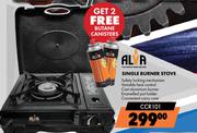 Alva Single Burner Stove CCR101