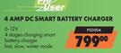 Pro User 4 Amp DC Smart Battery Charger 6-12V PSD004