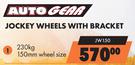 Autogear Jockey Wheels With Bracket 230Kg 150mm Wheel Size JW150