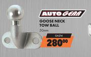 Autogear Goose Neck Tow Ball 50mm GA214