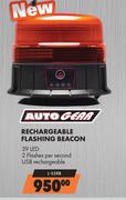 Autogear Rechargeable Flashing Beacon 39 LED 2 Flashes Per Second L-S5RB