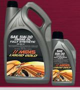 Midas Liquid Gold Fully Synthetic Oil 5W-30 (For Petrol & Diesel) MI5W30-1-1L