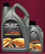 Midas Liquid Gold Fully Synthetic Oil 5W-40 (For Petrol & Diesel) MI5W40-1-1L