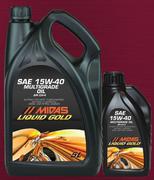 Midas Liquid Gold Multigrade Oil 15W-40 (For Diesel) MI40TD-1-1L