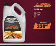 Midas Liquid Gold Gear Oil 80W-90 GL-5 EP M80W905-5L