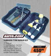 Autogear Tubeless Tyre Repair Kit 17 Piece Set TR17PC