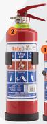 SafeQuip 2.5kg Fire Extinguishers With Plastic Bracket FE02