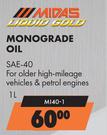 Midas Liquid Gold Monograde Oil SAE-40 MI40-1-1L