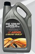 Midas Liquid Gold Semi Synthetic Oil 10W-40 MI10W-5L