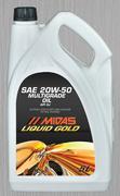 Midas Liquid Gold Multigrade Oil 20W-50 MI20W-5L