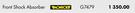 Monroe Front Shock Absorber For Toyota Etios 2011-2020 G7479