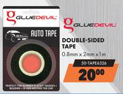 Glue Devil Double Sided Tape 0.8mm x 2mm x 1m 50-TAPE6326