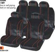 Midas 11 Piece Velour Seat Cover Set SC40M-43M