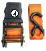 Tie Downs 50mm x 6m LH06M-900Kg