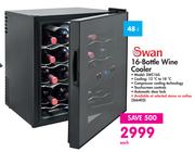 Swan 48Ltr 16-Bottle Wine Cooler SWC16S