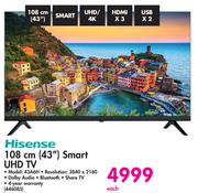 Hisense 43" (108cm) Smart UHD TV 43A6H