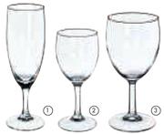 Arcoroc White Wine Glasses-Per 12 Pack