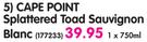 Cape Point Splattered Toad Sauvignon Blanc-750ml