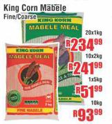 King Korn Mabele Fine/Coarse-10x2kg