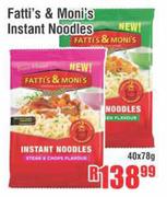 Fatti's & Moni's Instant Noodles-40x78g