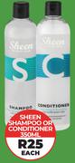 Sheen Shampoo Or Conditioner-350ml Each