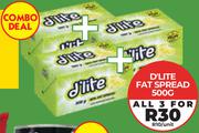 D'Lite Fat Spread-For 3 x 500g