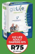 GIZ Life Adult Diapers-10's Pack