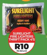 Surelight Fire Lighters Thrift Pack-4's Pack