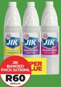 JIK Banded Pack-3 x 750ml