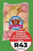 Annie's Sweets Flavoured Colour Puffs-40's Pack