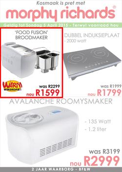 Tafelberg Furnishers : Morphy Richards (Until 5 April 2015), page 1