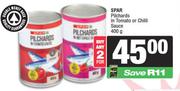 Spar Pilchards In Tomato Or Chilli Sauce-For 2 x 400g