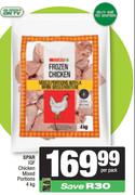 Spar IQF Chicken Mixed Portions-4Kg Per Pack