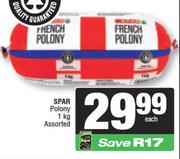 Spar Polony Assorted-1Kg 