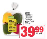 Spar Freshline Rainbow Peppers Value Pack-600g Per Pack