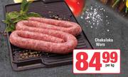 Chakalaka Wors-Per Kg