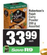 Robertson's Rajah Curry Powder Assorted-200g