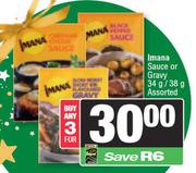Imana Sauce Or Gravy Assorted-For 3 x 34g/38g