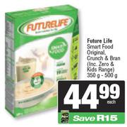 Futurelife Smart Food Original, Crunch & Bran-350g/500g Each