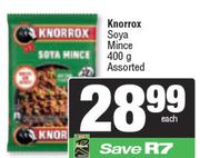 Knorrox Soya Mince Assorted-400g