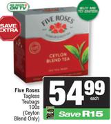 Five Roses Tagless Teabags-100s Pack