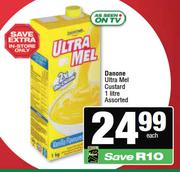 Danone Ultra Mel Custard Assorted-1Ltr 