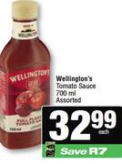 Wellington's Tomato Sauce Assorted-700ml