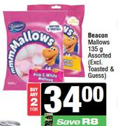Beacon Mallows Assorted-For Any 2 x 135g