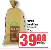Spar Freshline Potatoes-2Kg Per Bag