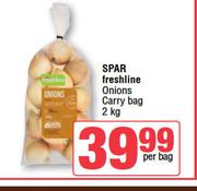 Spar Freshline Onions Carry Bag-2Kg Per Bag