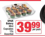 Spar Bakery Mini Cupcakes Assorted-12s Per Pack