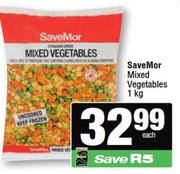 Savemor Mixed Vegetables-1Kg